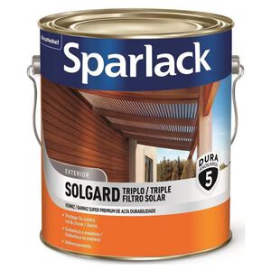 Verniz Solgard Brilhante Triplo Filtro Solar Natural 3,6L Sparlack